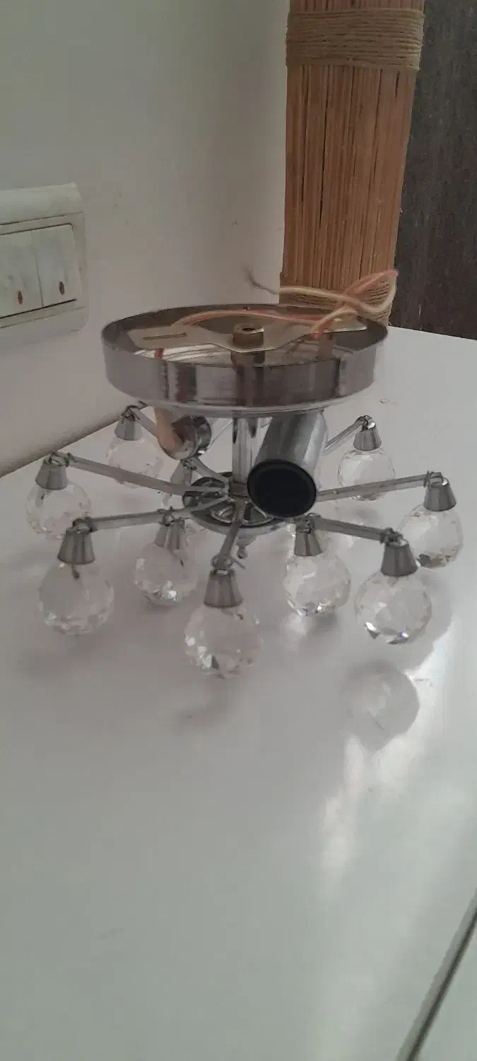 لوستر ۲ شاخه لامپ|لوستر و چراغ آویز|اهواز, گلستان|دیوار