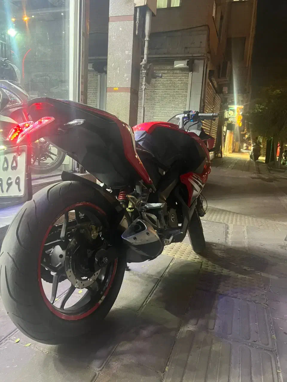 آر اس RS ۲۰۰ قرمز|موتورسیکلت|تهران, خرمشهر|دیوار