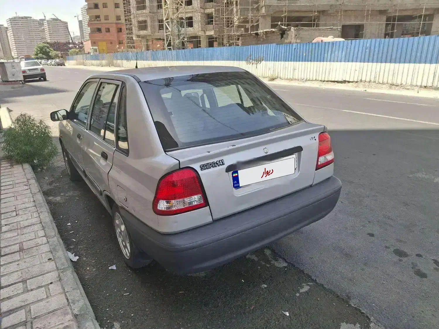 پراید ۱۴۱ نقره ای مدل۸۸|خودرو سواری و وانت|تهران, شهرک چیتگر|دیوار