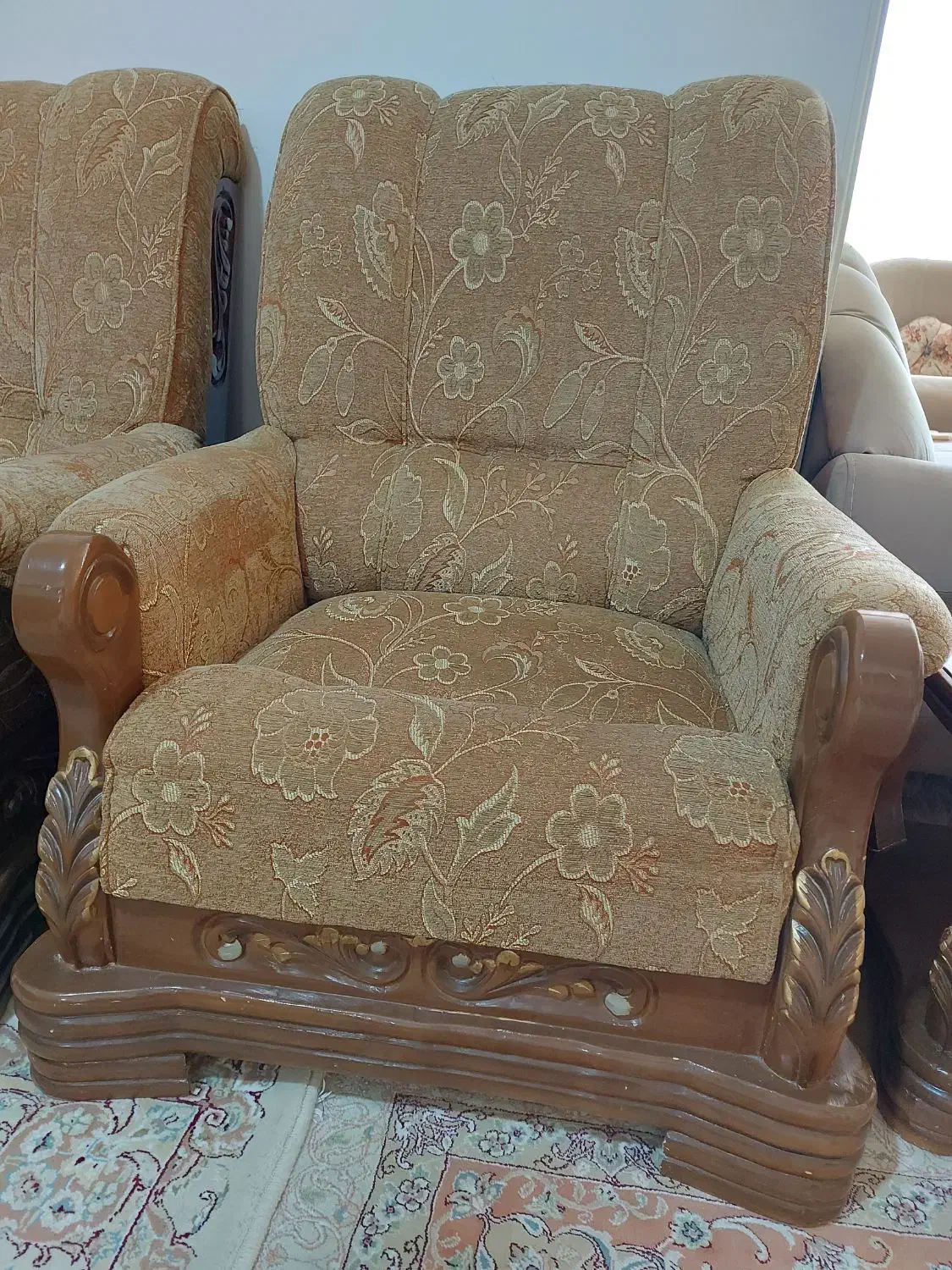 مبل راحتی|مبلمان خانگی و میز عسلی|خلخال, |دیوار