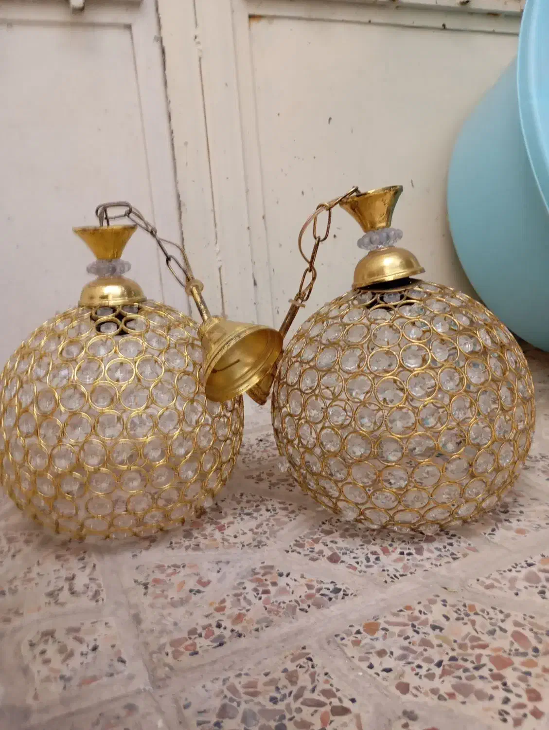 دوتالوستر زیبا وسالم|لوستر و چراغ آویز|شهریار, شهرک مصطفی خمینی|دیوار