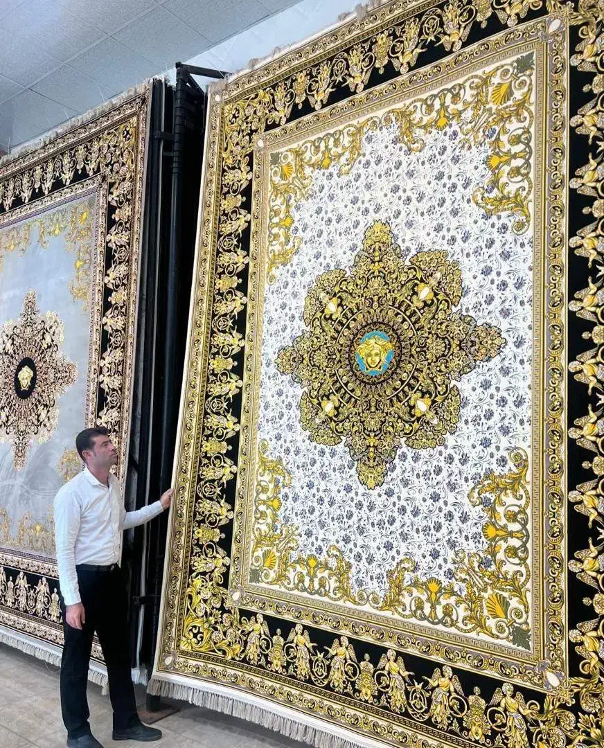 فرش سبلان تاپریس2550اصل/4040طوسی|فرش|شیراز, لاله|دیوار