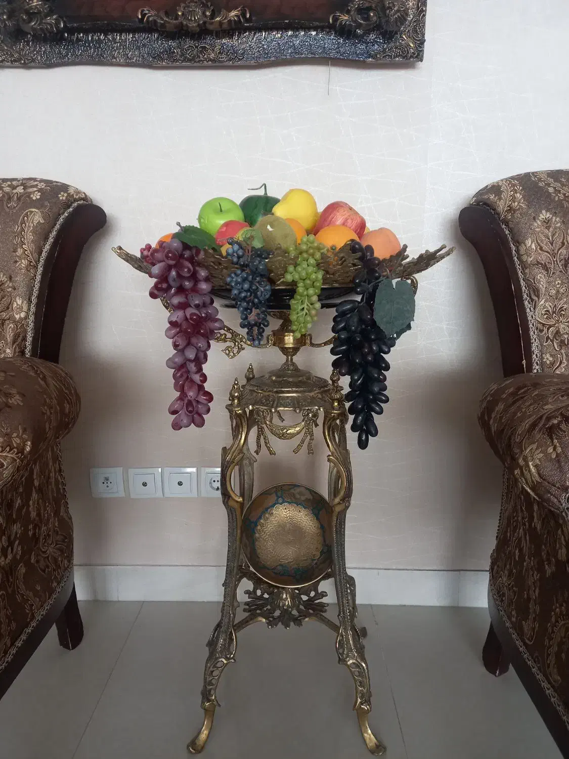 کنارسالنی برنزی|صنایع دستی و سایر لوازم تزئینی|میانه, |دیوار