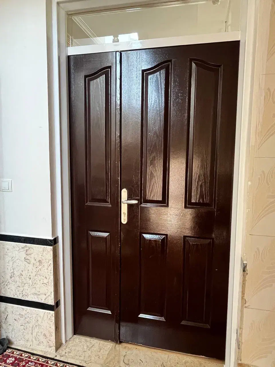 در چوبی اتاق دوتاو ورودی دوتایی|مصالح و تجهیزات ساختمان|مریوان, |دیوار