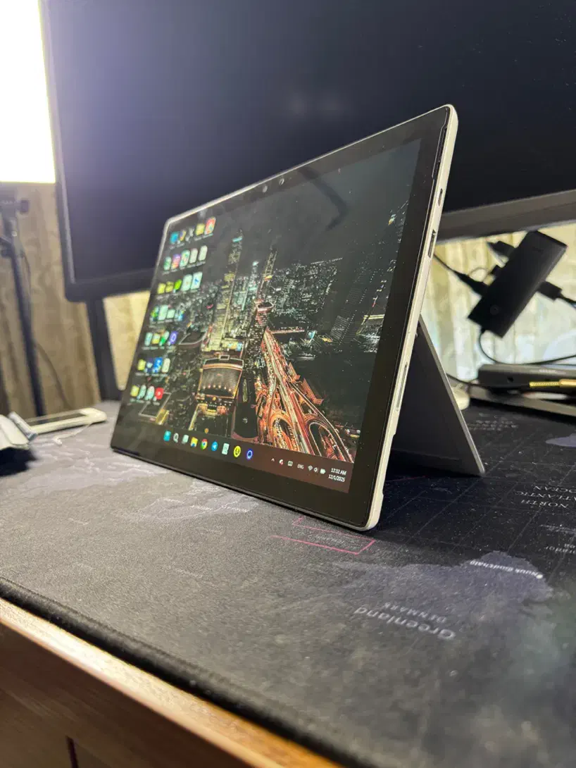 سرفیس پرو ۷ همراه با کیبورد و قلم و کیف و گلس|رایانه همراه|تهران, دروس|دیوار