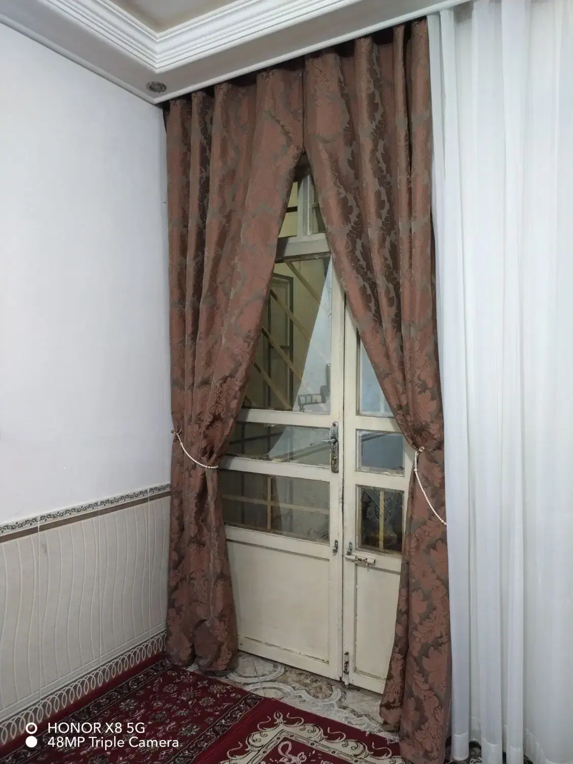 پرده پذیرایی نو و دوتیکه|پرده، رانر، رومیزی|تربتحیدریه, شهرک ولیعصر|دیوار