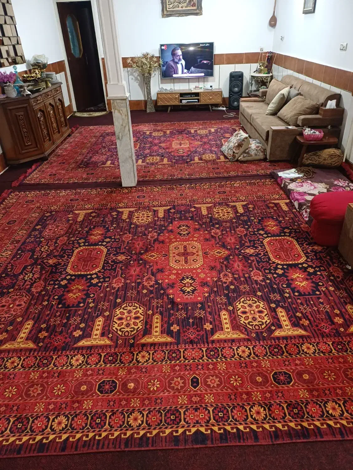 ۲ تخته فرش ۱۲ متری طرح دستبافت|فرش|ورامین, شهرک مدرس|دیوار