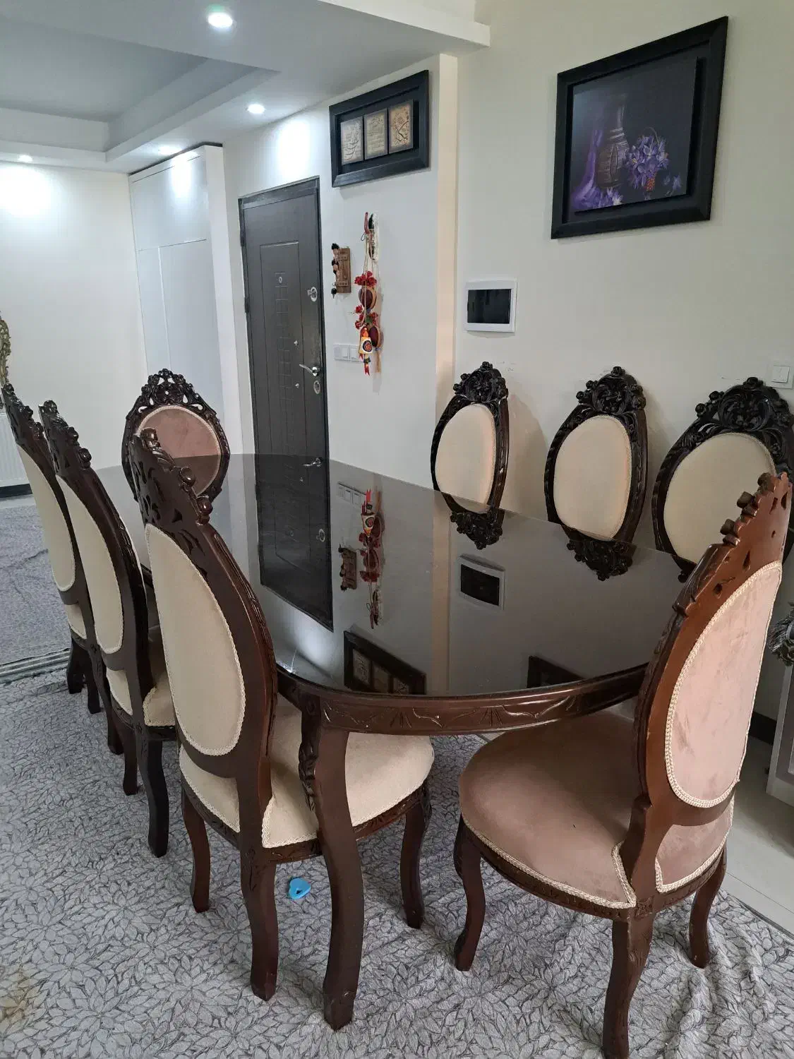 میز نهار خوری ۸ نفره اعیان|میز و صندلی غذاخوری|تهران, انبار نفت|دیوار