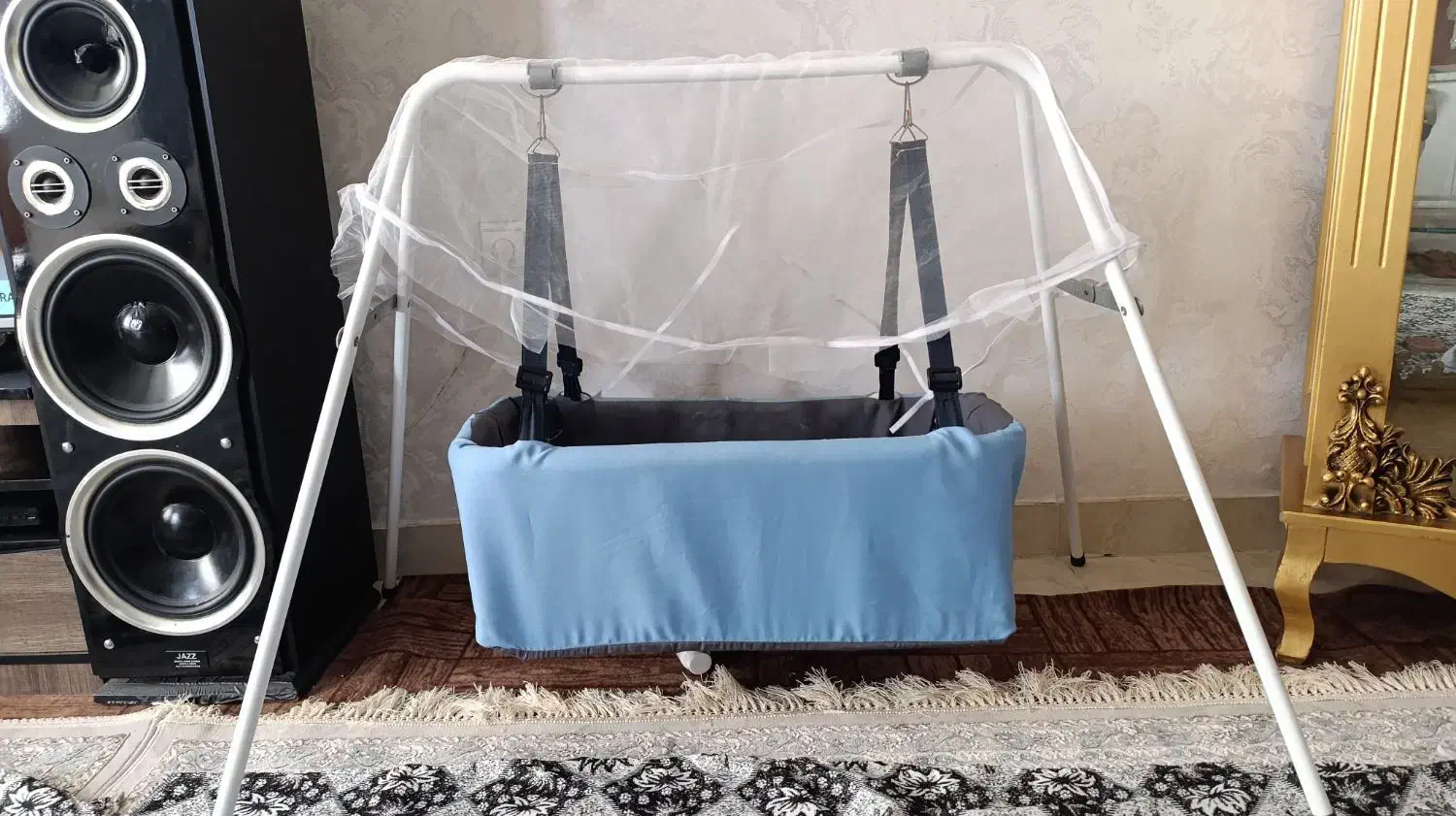 گهواره ننو در حد نو|تخت و صندلی بچه|قرچک, مهدیه|دیوار