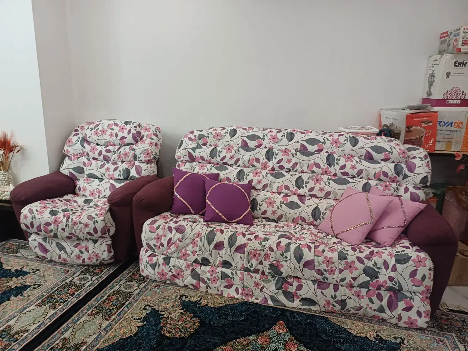 ی دست مبل هفت نفره ساخت ترکیه|مبلمان خانگی و میز عسلی|سنگر, |دیوار