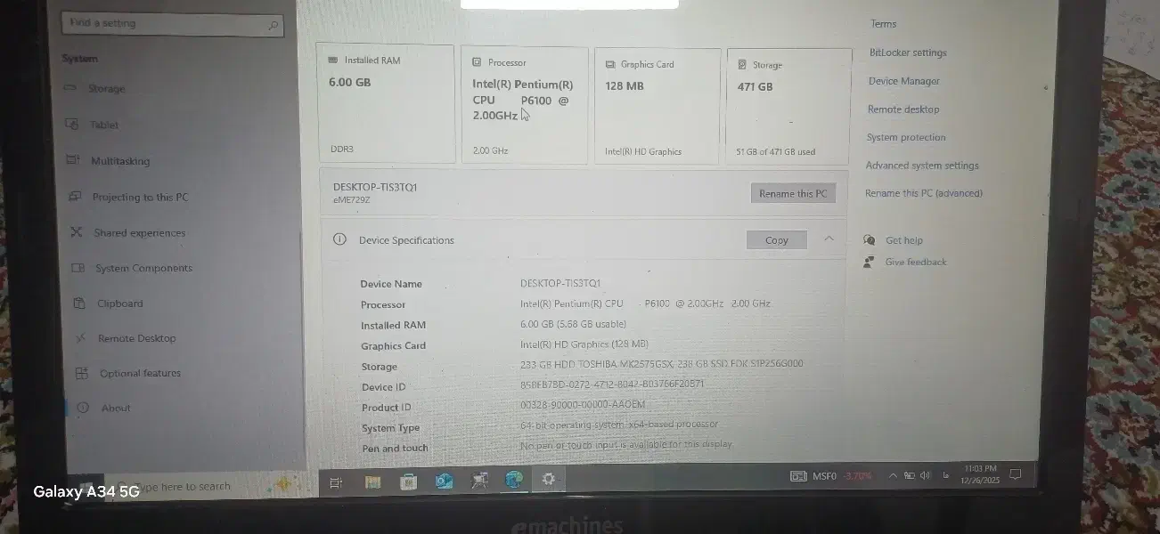 لپ تاب|رایانه همراه|کرمان, |دیوار