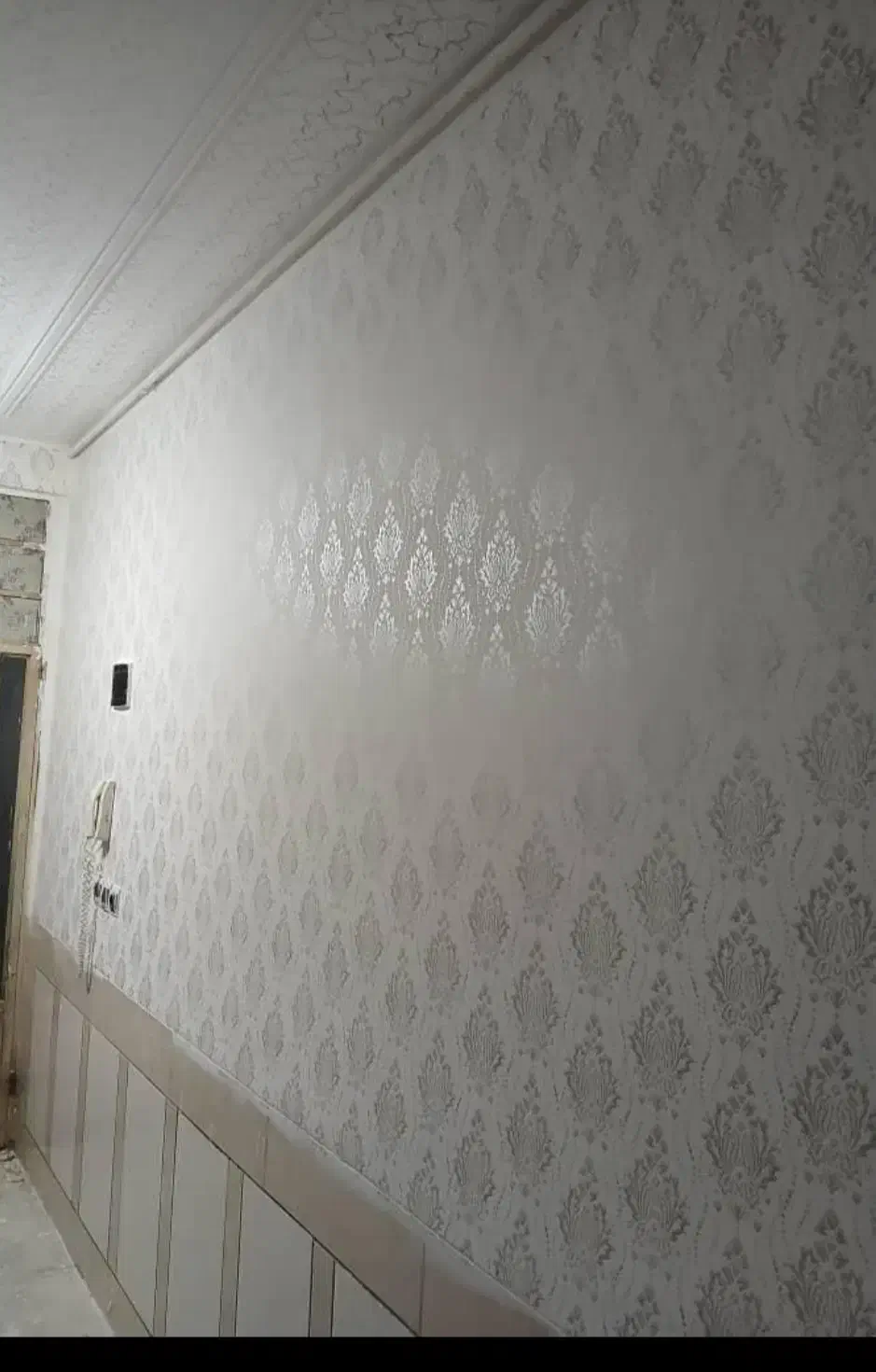 نقاشی ساختمان و طرح کاغذدیواری|خدمات پیشه و مهارت|نیشابور, ۲۲ بهمن|دیوار