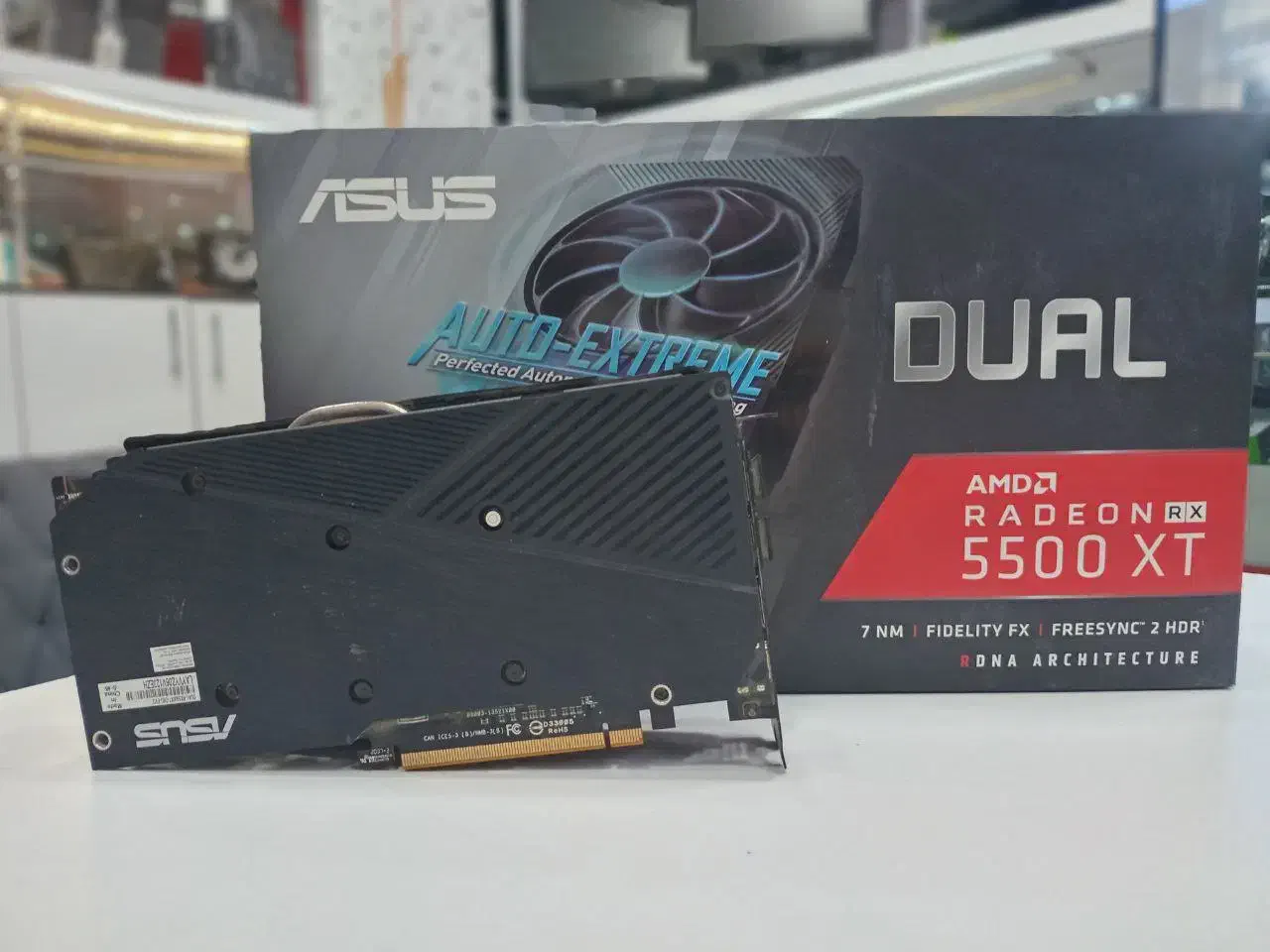 گرافیک ASUS DUAL RX 5500XT 8GB|قطعات و لوازم جانبی رایانه|مشهد, ارشاد|دیوار