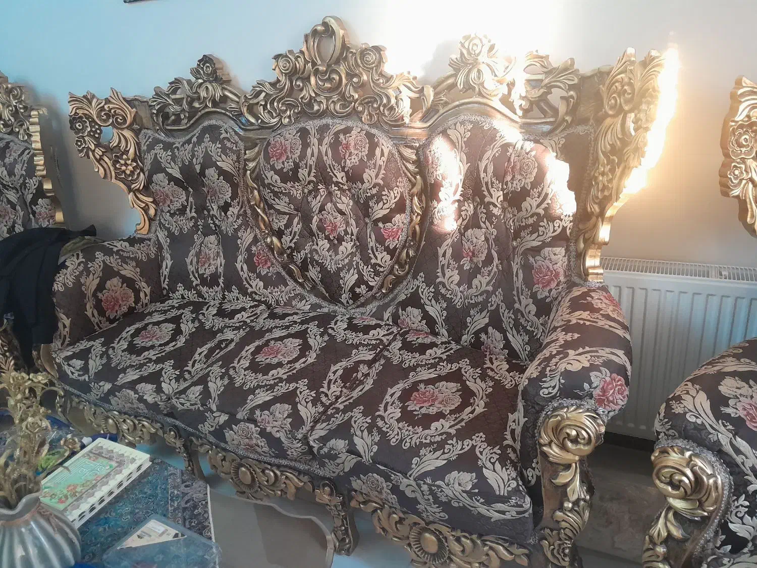 مبل۹نفره استیل|مبلمان خانگی و میز عسلی|گرمدره, |دیوار