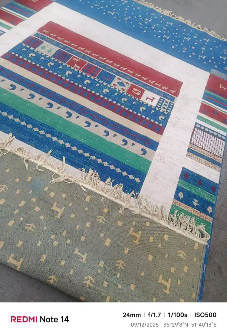 1جفت فرش 6متری نخ ابریشم طرح سنتی جدید|فرش|پاکدشت, پاکدشت (مامازند)|دیوار