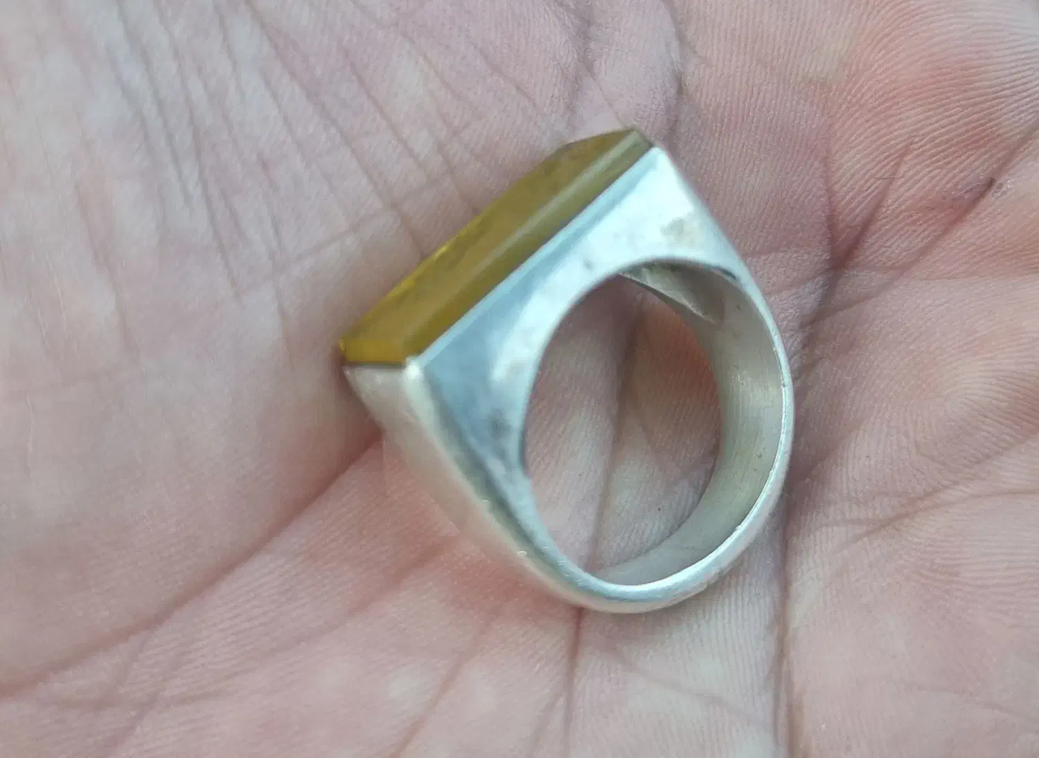 انگشتر نقره عقیق زرد|جواهرات|تهران, صادقیه|دیوار