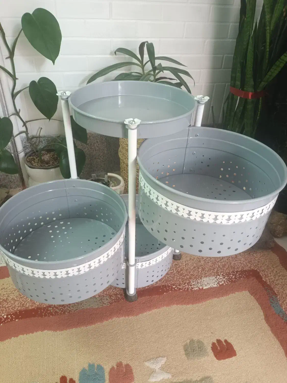 جای سیب زمینی پیاز فلزی گردان|آبچکان و نظمدهنده ظروف|نیشابور, شهرک قدس|دیوار