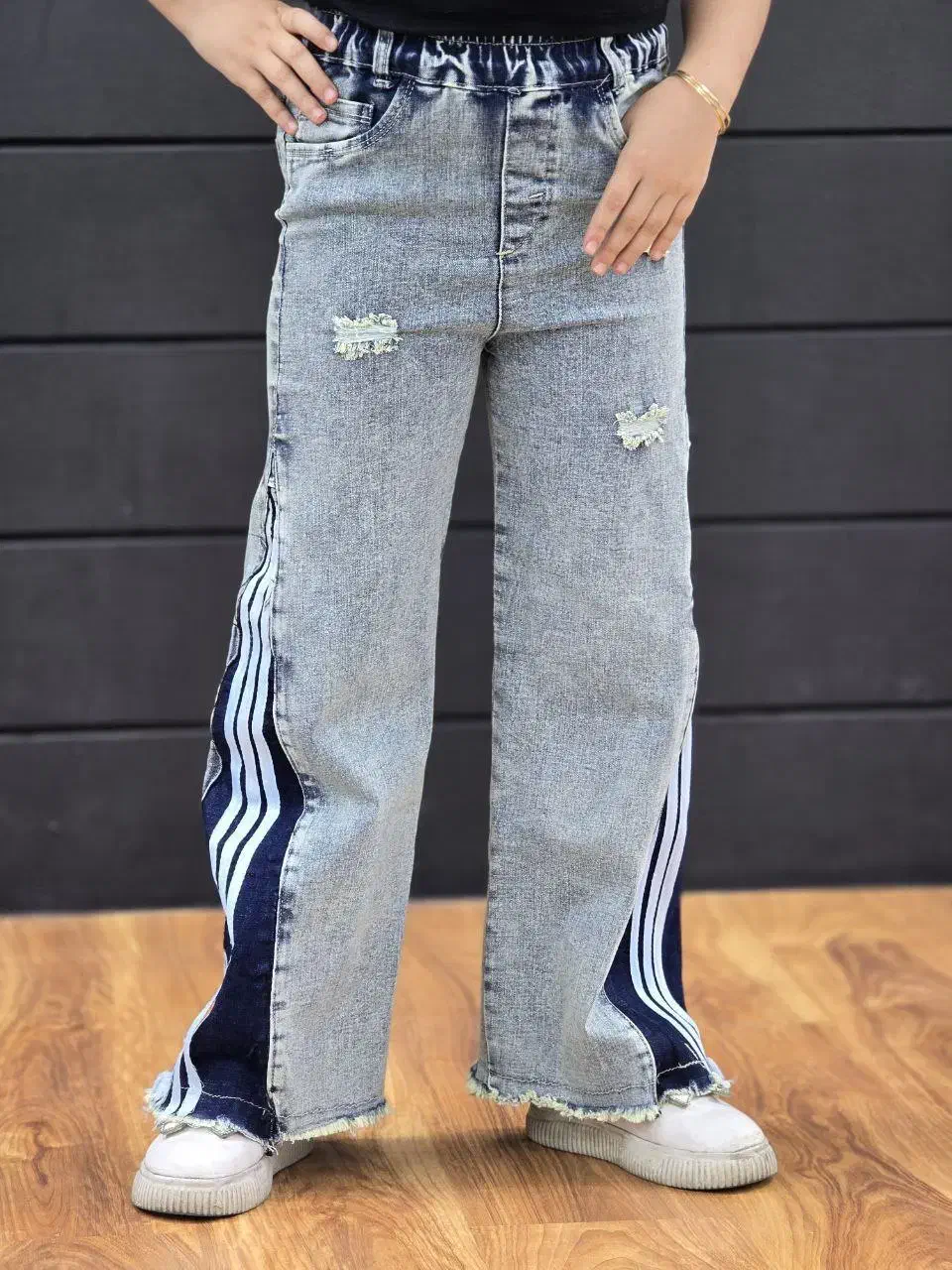 شلوار جین مام برند بچگانه بغل سه خط|کفش و لباس بچه|اسلامشهر, شهرک قائمیه|دیوار