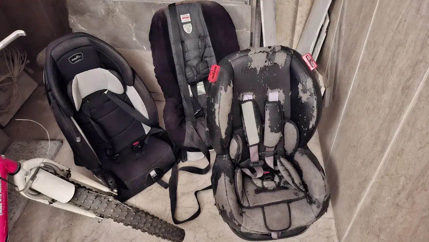 ۳ عدد صندلی ماشین|تخت و صندلی بچه|تهران, دروازه شمیران|دیوار