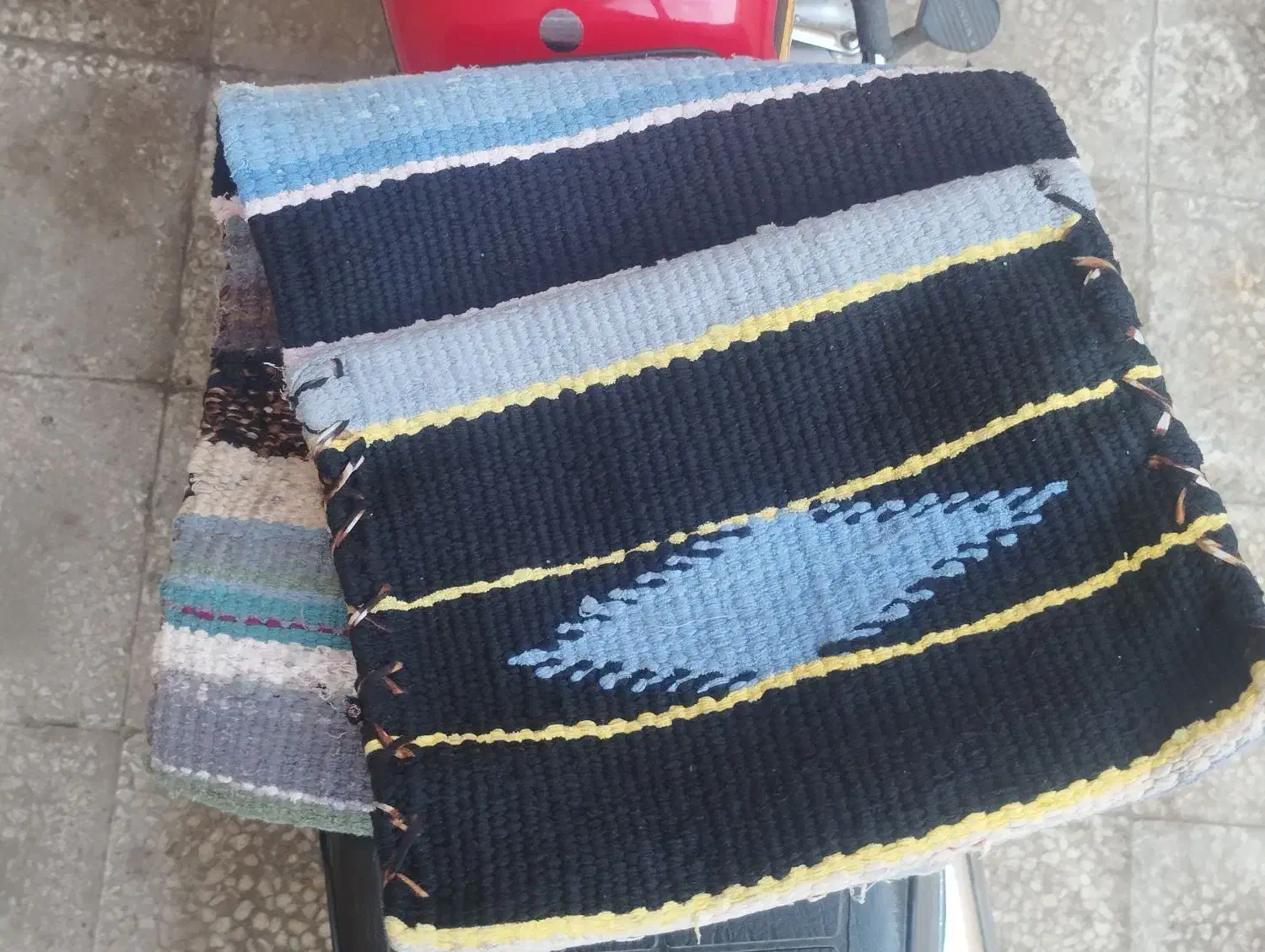 خورجین دستباف|گلیم، جاجیم، گبه|قم, حمام تالار|دیوار