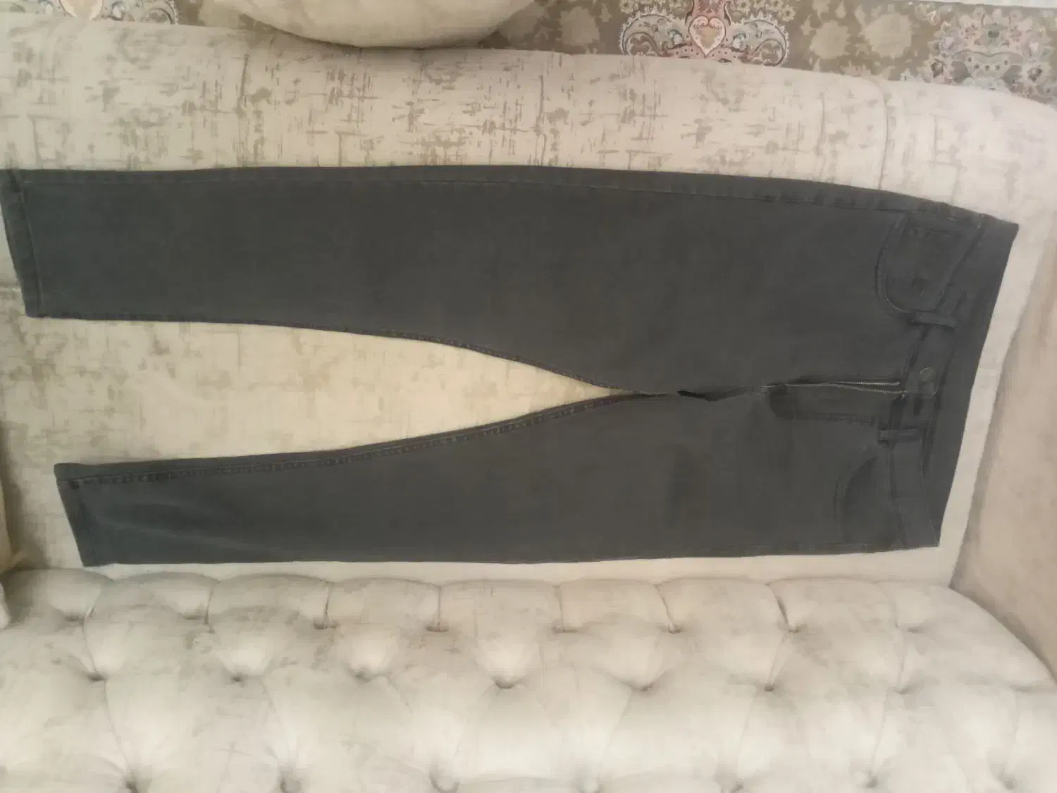 شلوار لی مردانه زغالی نو.سایز ۴۴|لباس|چوبر, |دیوار