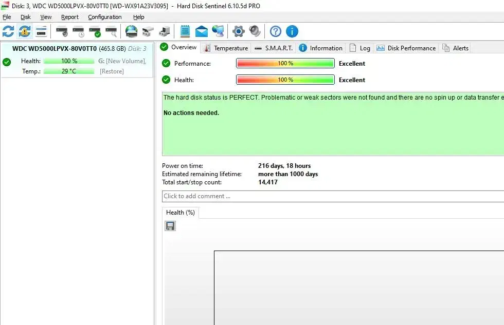 هارد لپتاپ 500GB وسترن دیجیتال|قطعات و لوازم جانبی رایانه|تهران, چیتگر شمالی|دیوار