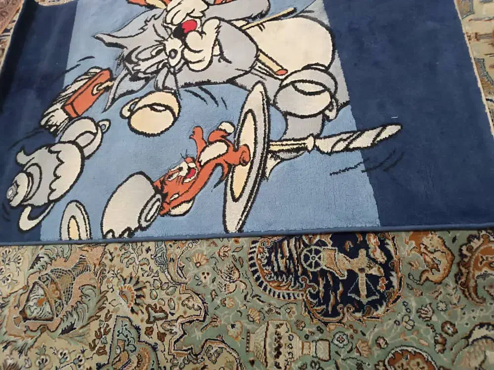 فرش ماشینی9متری قیمتش 1400|فرش|کارون, |دیوار