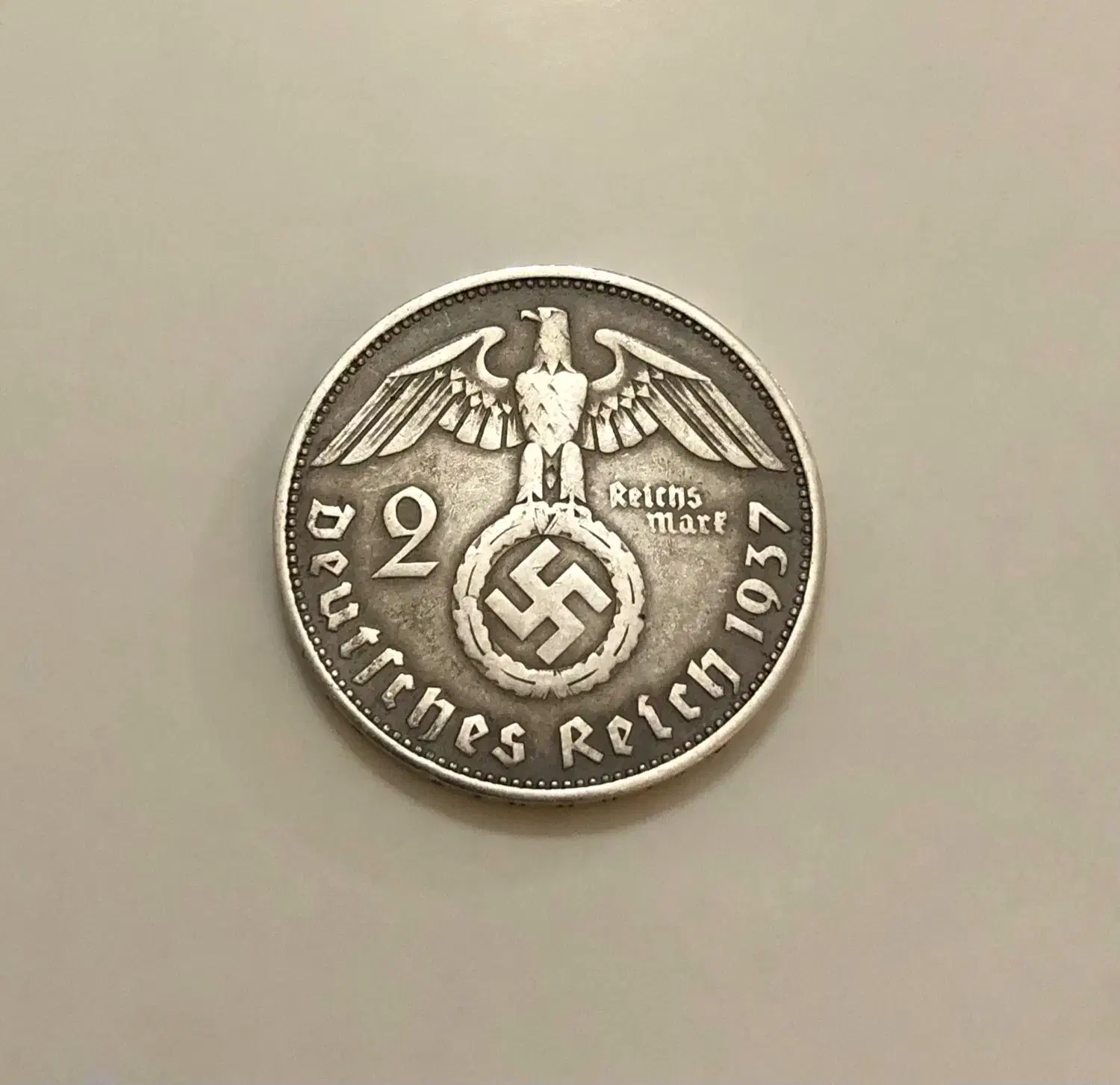 سکه نقره آلمان نازی هیتلر جنگ جهانی|کلکسیون سکه، تمبر، اسکناس|تهران, زرگنده|دیوار