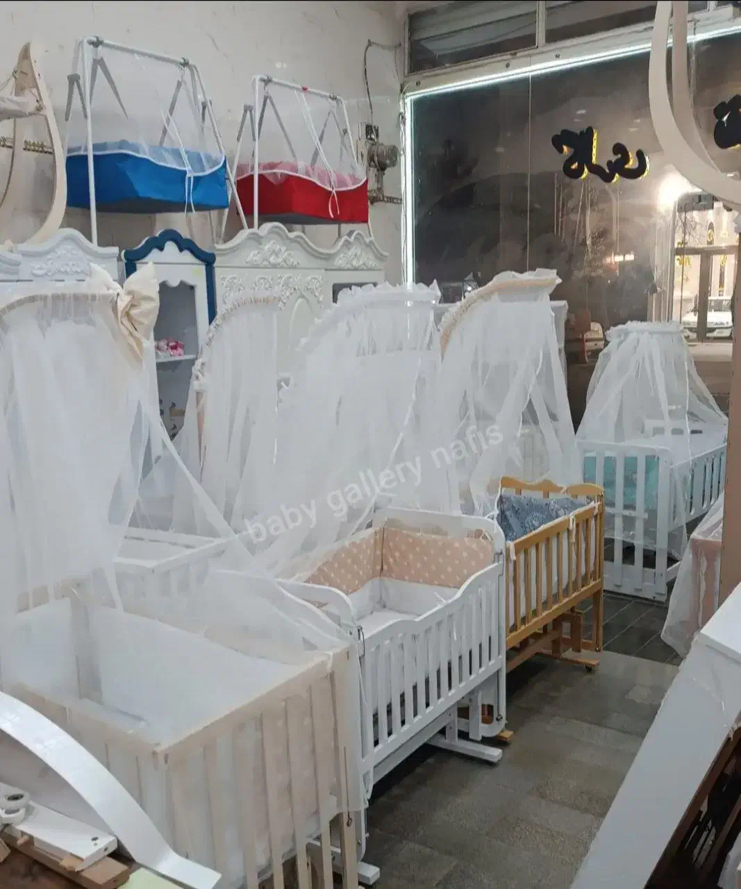 گهواره سنتی مدل oتخت کنار مادر مدل o|تخت و صندلی بچه|تبریز, |دیوار