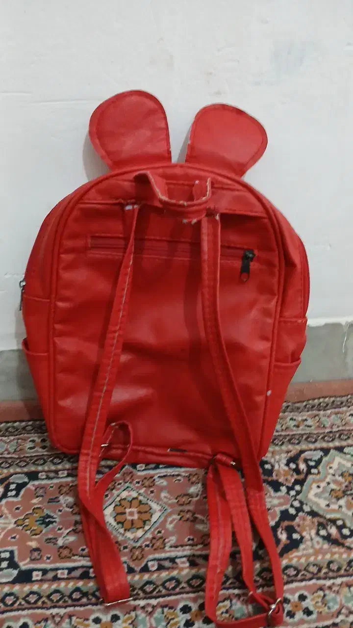 کیف قرمز دخترانه|کیف، کفش، کمربند|آباده, |دیوار
