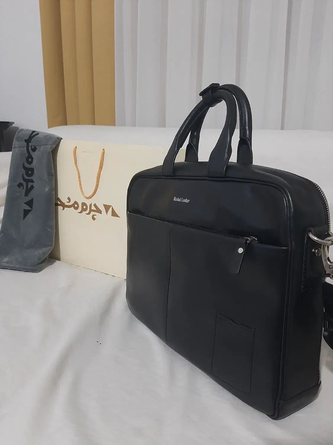 کیف اداری چرم مشهد(چرم طبیعی برند چرم مشهد)|کیف، کفش، کمربند|قائمشهر, |دیوار