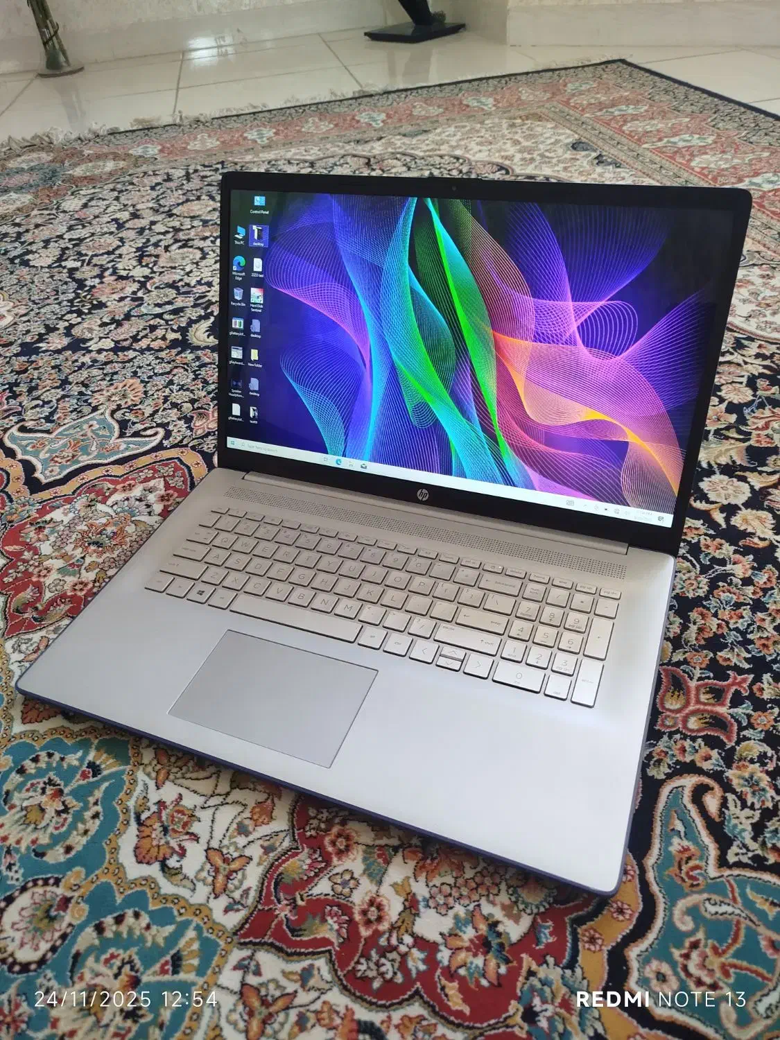 لپتاپ قدرتمندزیباHP/نسل 11/تاچ لمسی/17اینچ full hd|رایانه همراه|شیراز, تحویلی|دیوار
