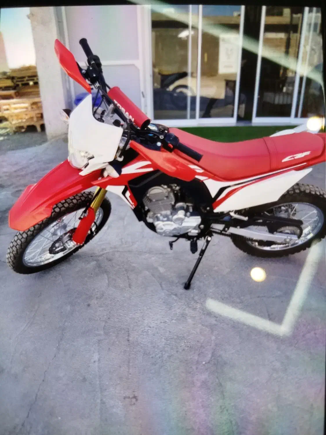 موتور tosan قرمز|موتورسیکلت|بردسکن, |دیوار