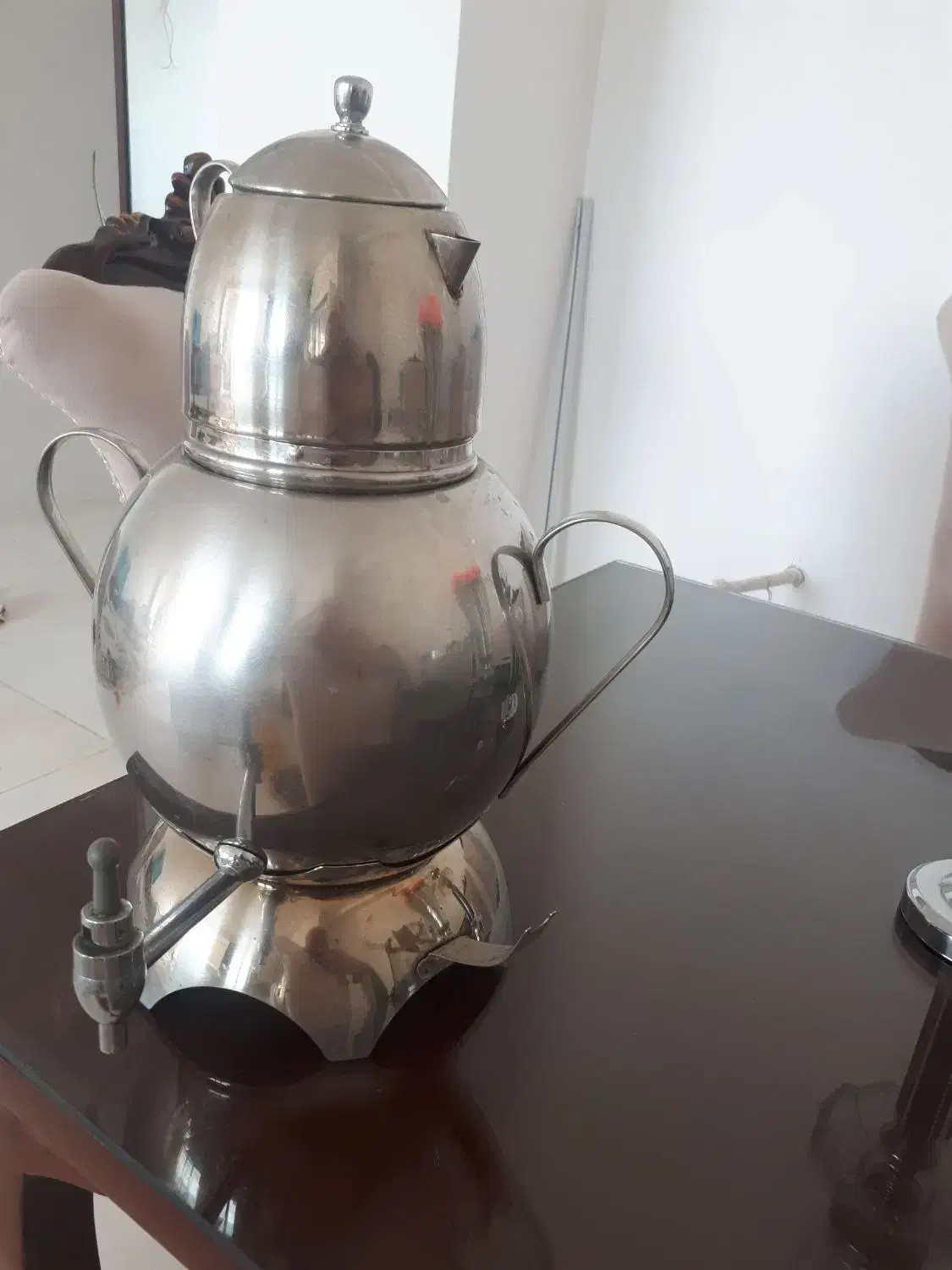 میز وسماور کمد اینه شیک|میز و صندلی غذاخوری|فشاپویه, |دیوار