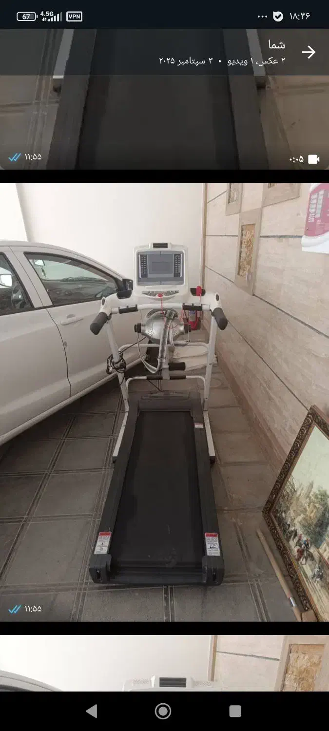تردمیل چند کاره در حد نو|تجهیزات ورزشی|مشهد, شهرآرا|دیوار
