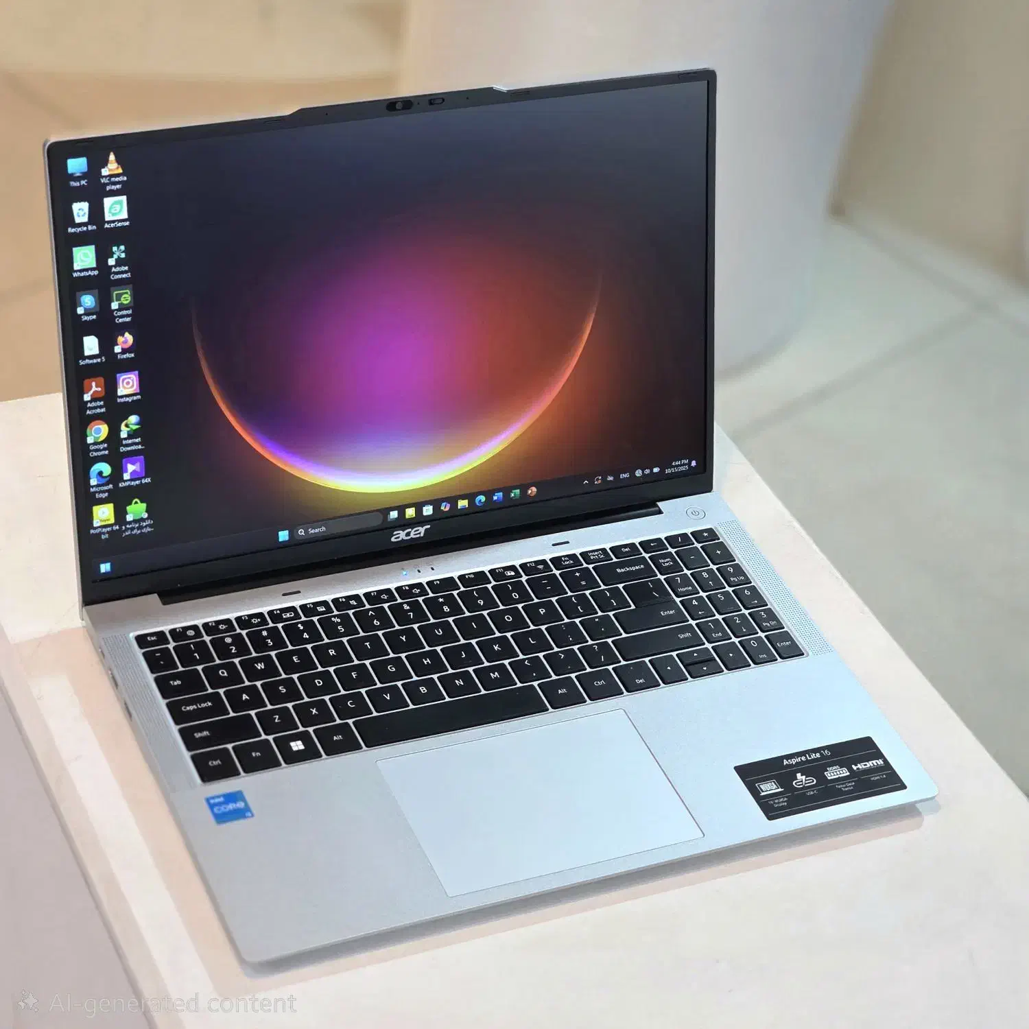 لپتاپ ایسر Aspire lite 16 رم 16 مدل 2025|رایانه همراه|شیراز, ملاصدرا|دیوار