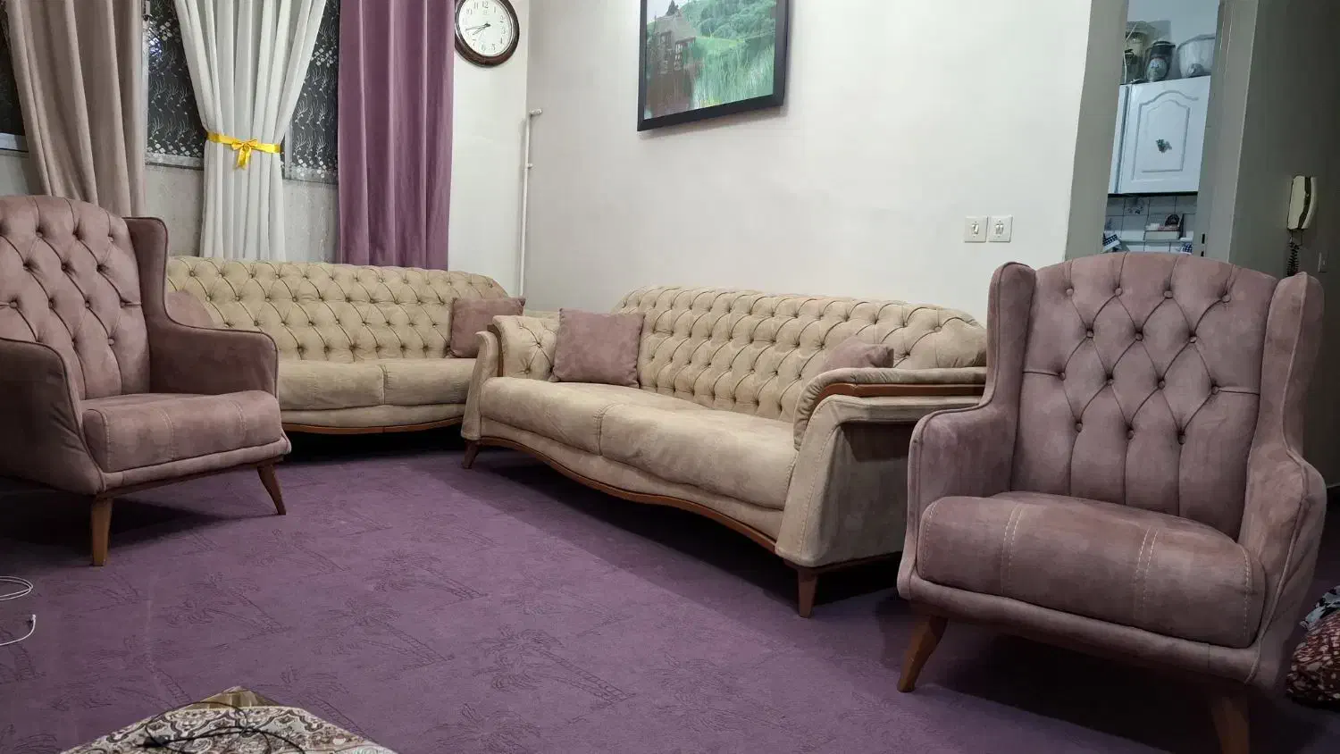 مبل راحتی ۸ نفره|مبلمان خانگی و میز عسلی|تهران, راه آهن|دیوار