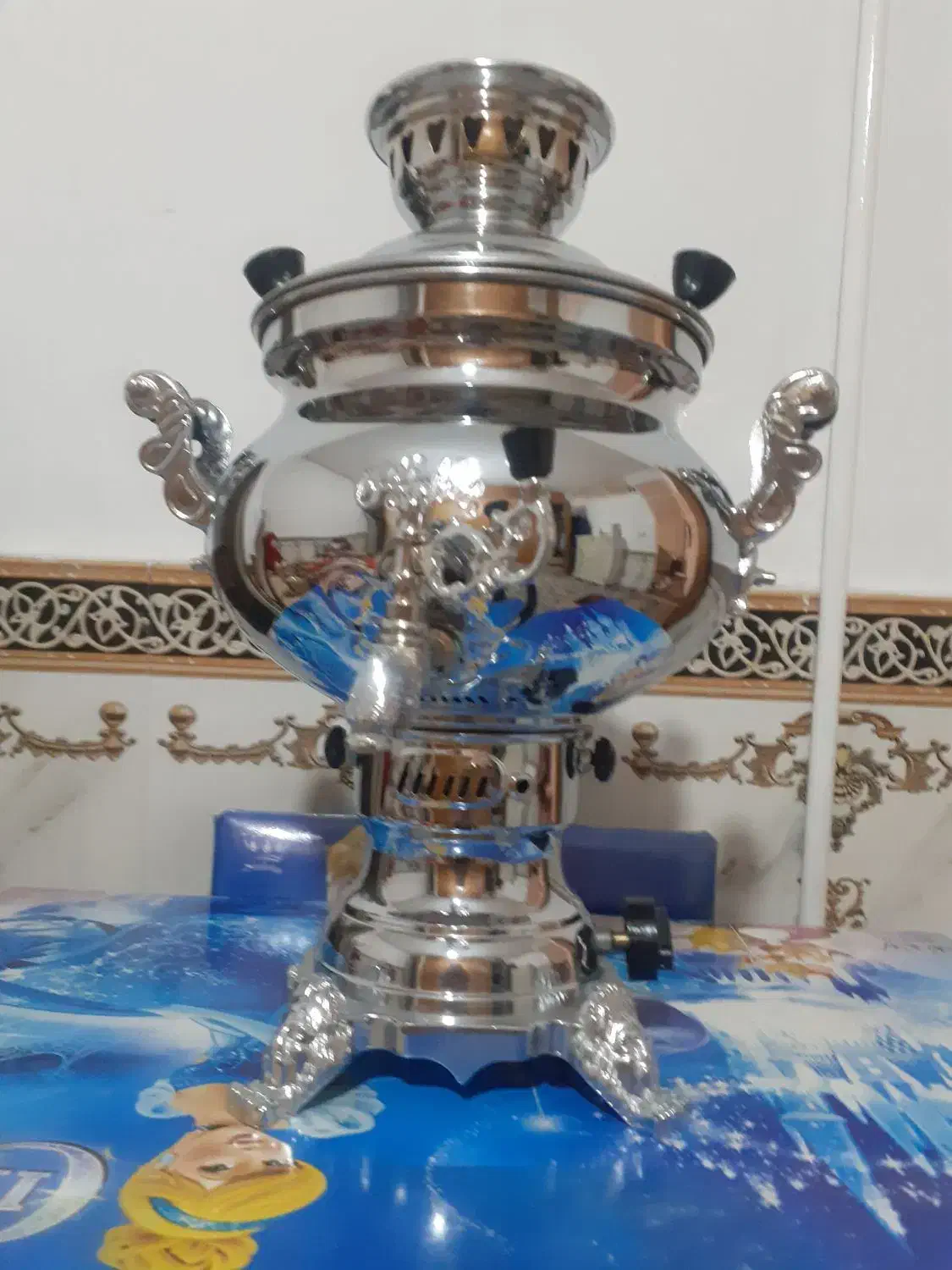 سماورگازسوزمارک برادران زیوری نونو|سماور، چایساز، قهوهساز|نهاوند, |دیوار