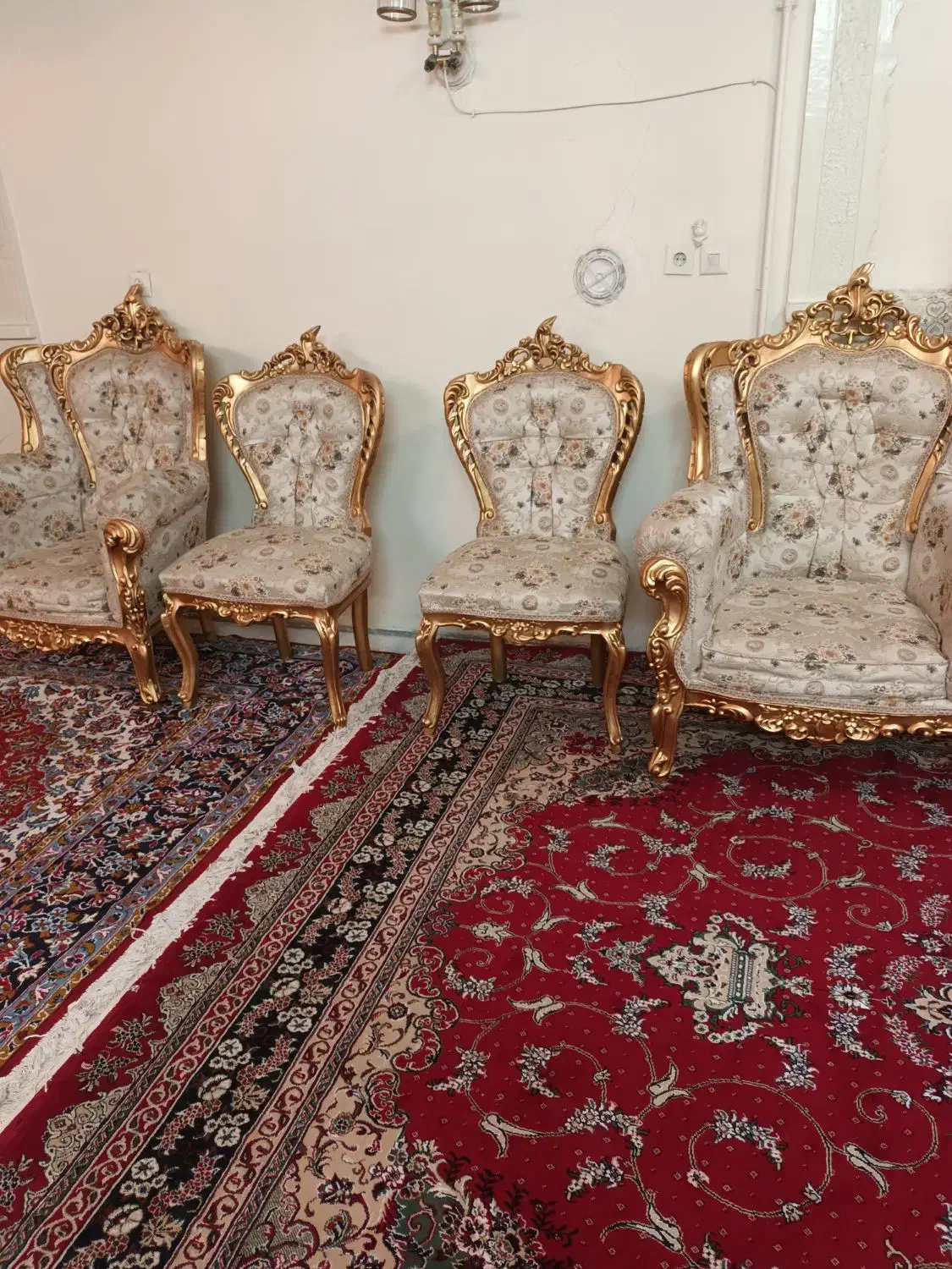 مبل سلتنطی ۹نفره چوب راش|مبلمان خانگی و میز عسلی|ملایر, |دیوار