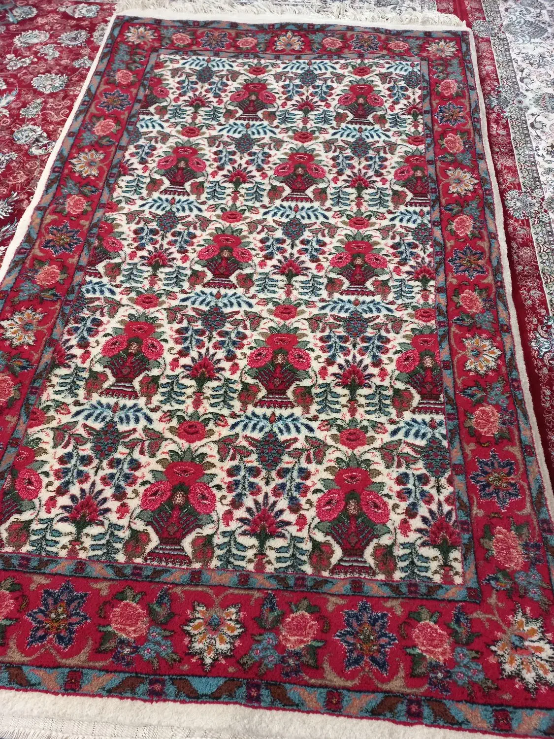 دستبافت ذرع نیم|فرش|پیشوا, |دیوار