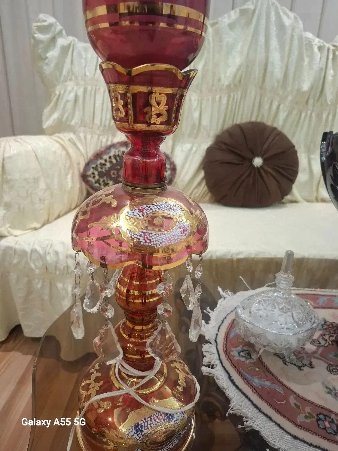 لاله شاه عباسی|چراغ خواب و آباژور|تبریز, |دیوار