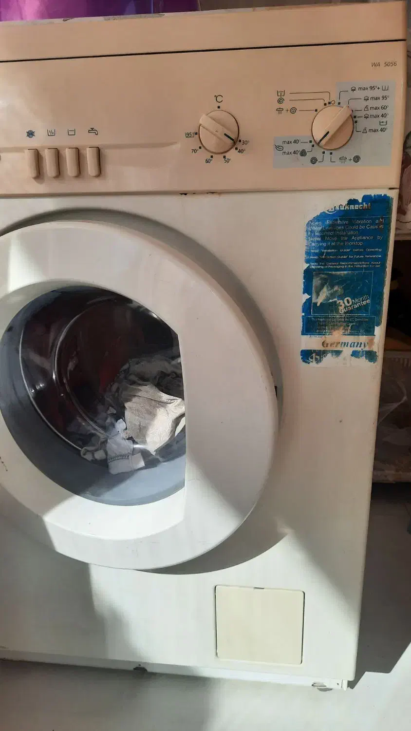 ماشین لباسشویی باکنشت ۷ کیلو آلمانی|ماشین لباسشویی و خشککن لباس|گرگان, |دیوار