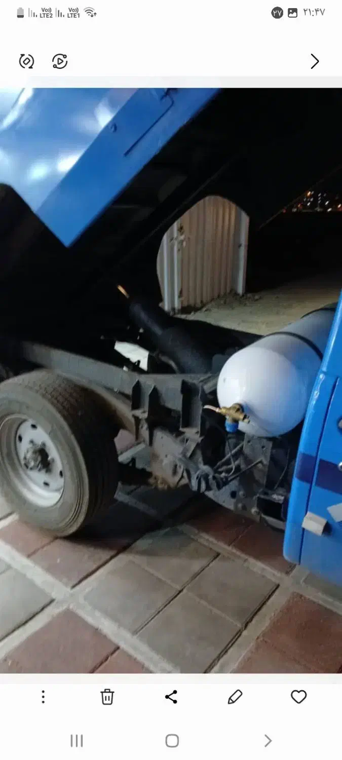 نیسان دوگانه سوز کمپرسی صفر اتاق لبه بلند جک ۶ تنی|خودرو سواری و وانت|تنکابن, |دیوار