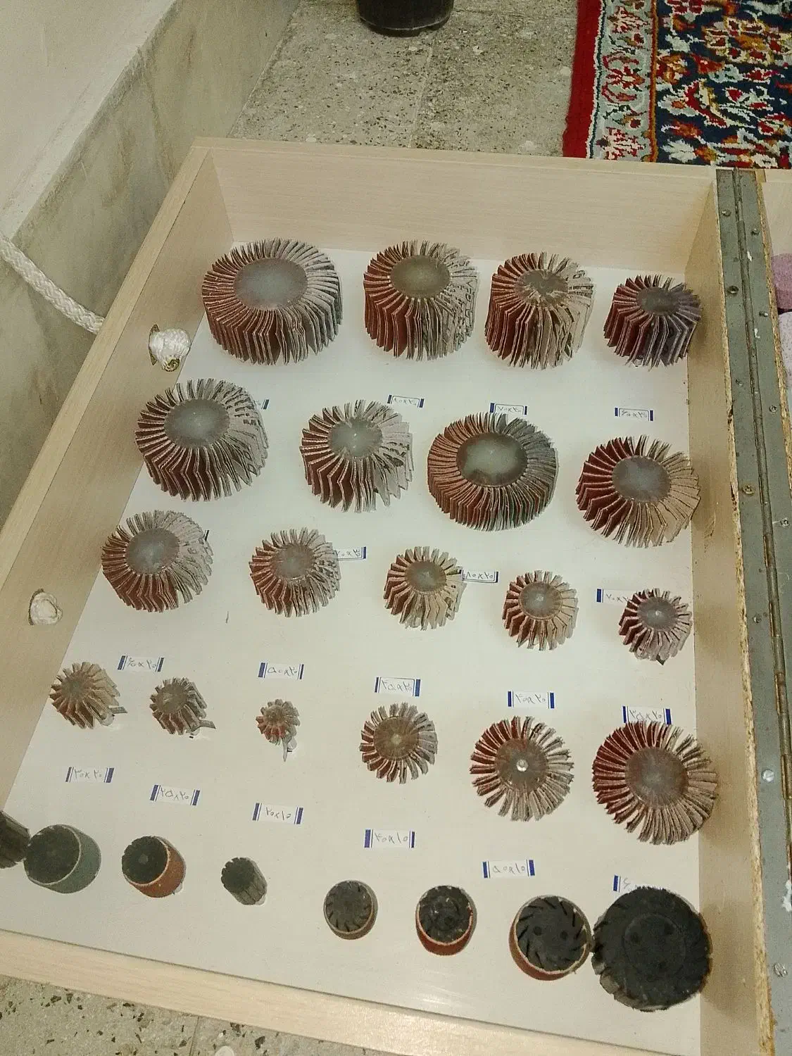 انواع سنباده چتری سنگ انگشتی/خرید مستقیم از تولیدی|ابزارآلات|تهران, آهنگ|دیوار