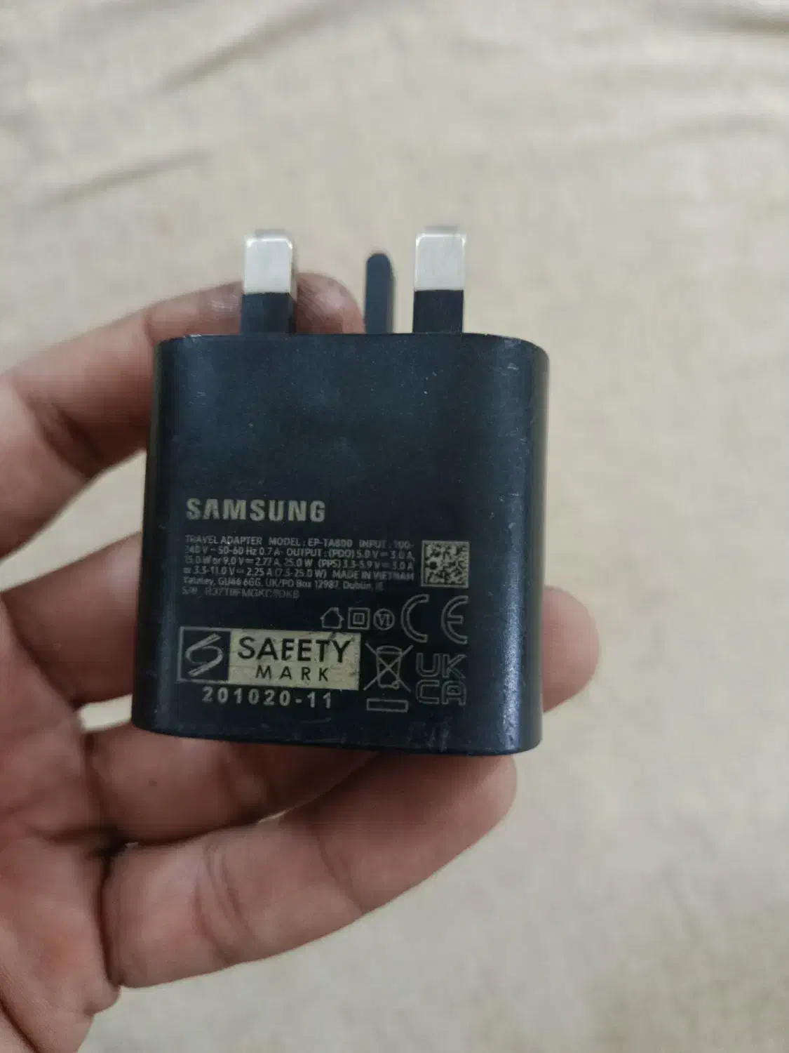 شارژر اصلی ۲۵واتی سامسونگ|لوازم جانبی موبایل و تبلت|مشهد, جانباز|دیوار