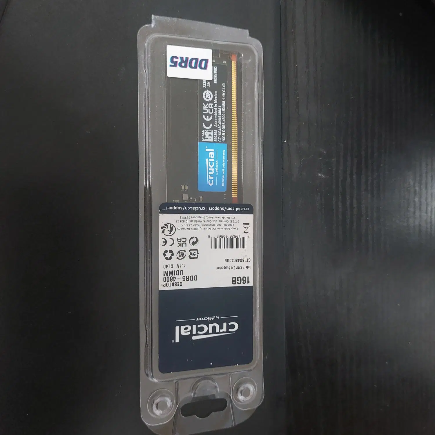 رم ddr5 4800 CL40 16 GB|قطعات و لوازم جانبی رایانه|نوشهر, |دیوار