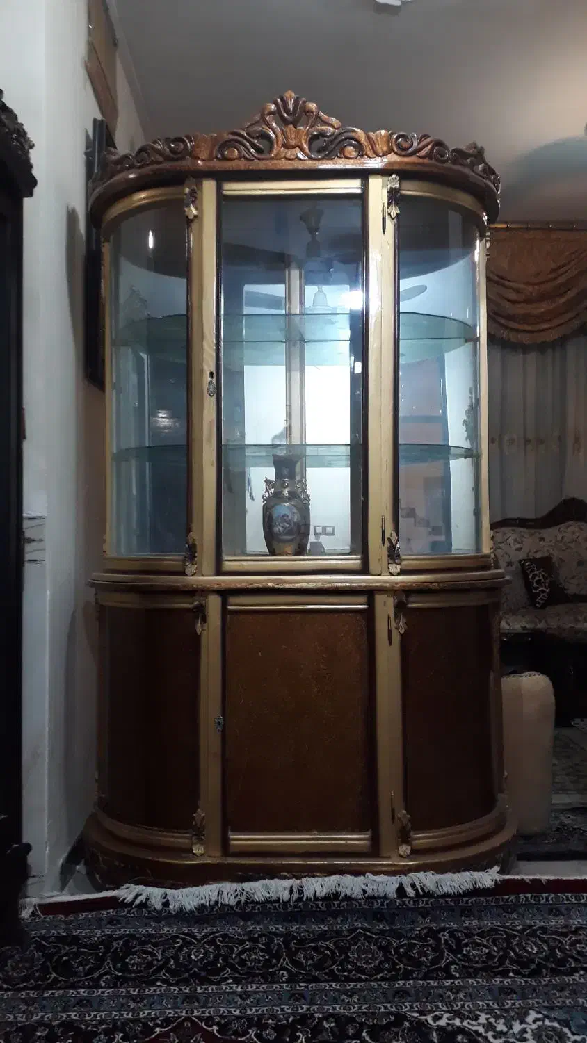 ویترین چوبی|بوفه، ویترین، کنسول|کرمانشاه, |دیوار