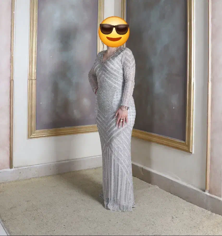 پیراهن مجلسی کار شده مناسب نامزدی و...|لباس|تهران, شهرک ولیعصر جنوبی|دیوار