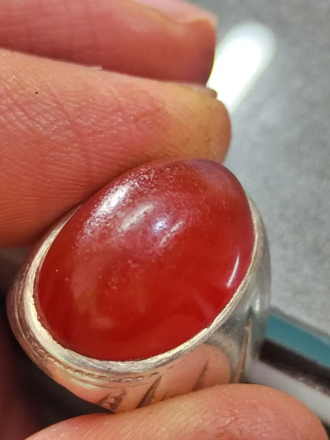 انگشتر عقیق کلوخه|جواهرات|یزد, |دیوار