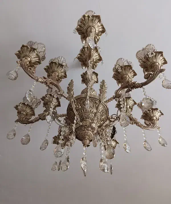 لوستر برنجی|لوستر و چراغ آویز|اهواز, کوی شاهد|دیوار